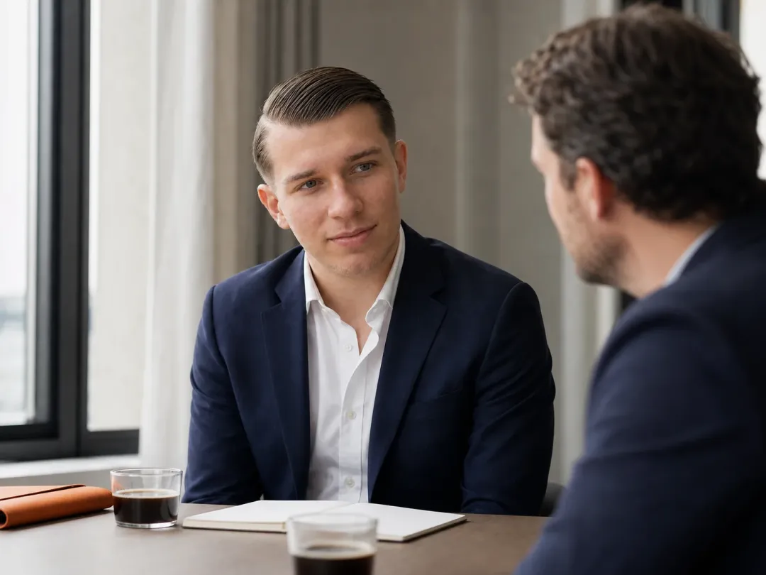 Ben Frank im direkten Gespräch mit einem möglichen Vertriebspartner